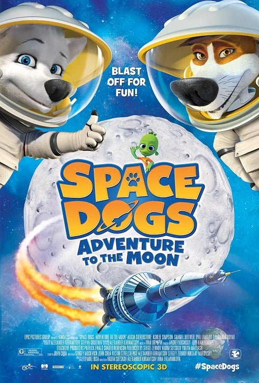 ดูหนังออนไลน์ฟรี Space Dogs Adventure to the Moon (2016) สเปซด็อกส์ น้องหมาตะลุยดวงจันทร์